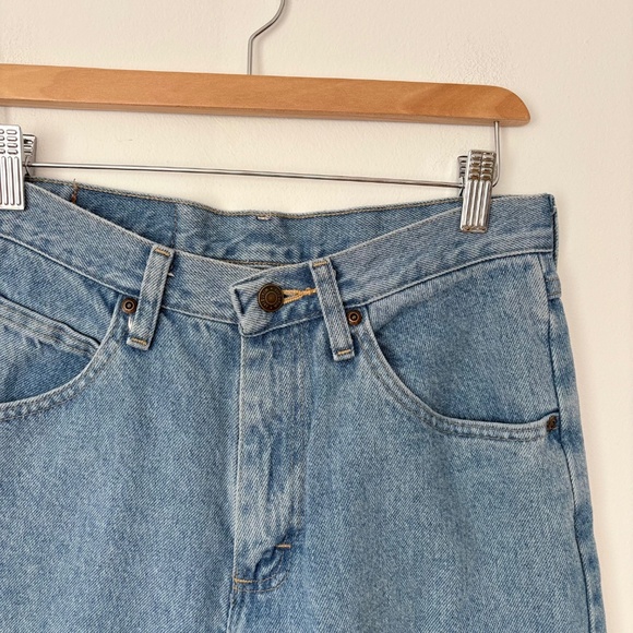 Vintage wrangler mid rise straight leg jeans - Picture 2 of 4